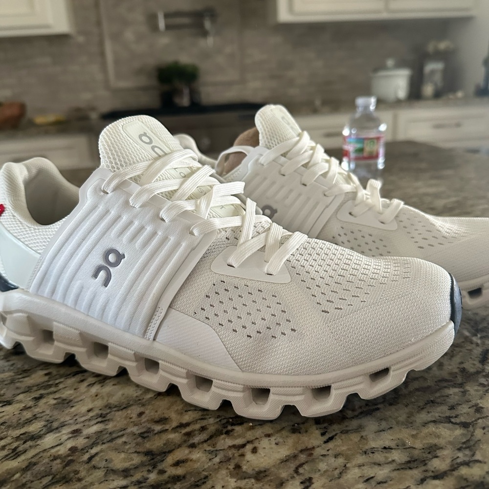 On Running White Athletic Shoes